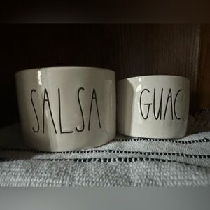 RAE DUNN Salsa & Guac set!